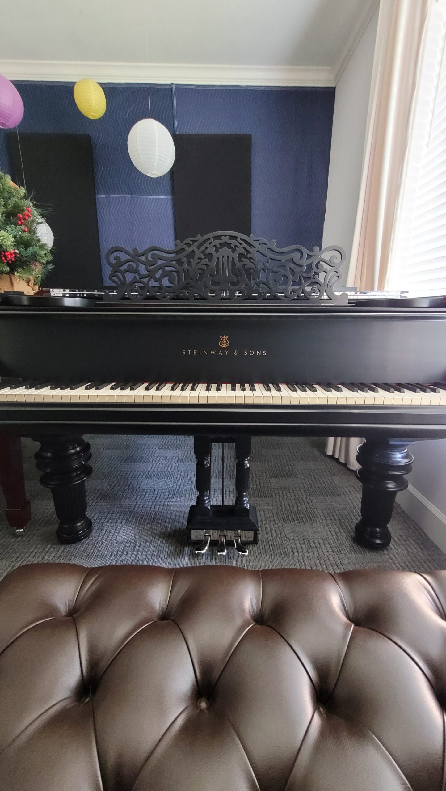 Restored 1888 Hamburg Steinway Model C grand piano